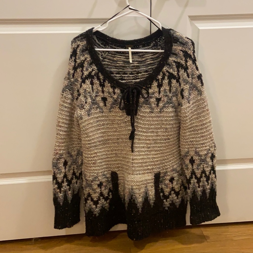 Free People Oversized Knit Sweater